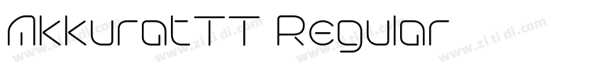 AkkuratTT Regular字体转换 AkkuratTT Regular字体转换